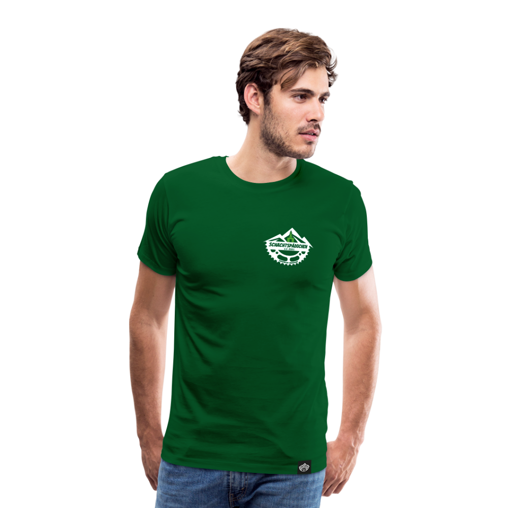 Schachtspäddchen Shirt grün - Herren